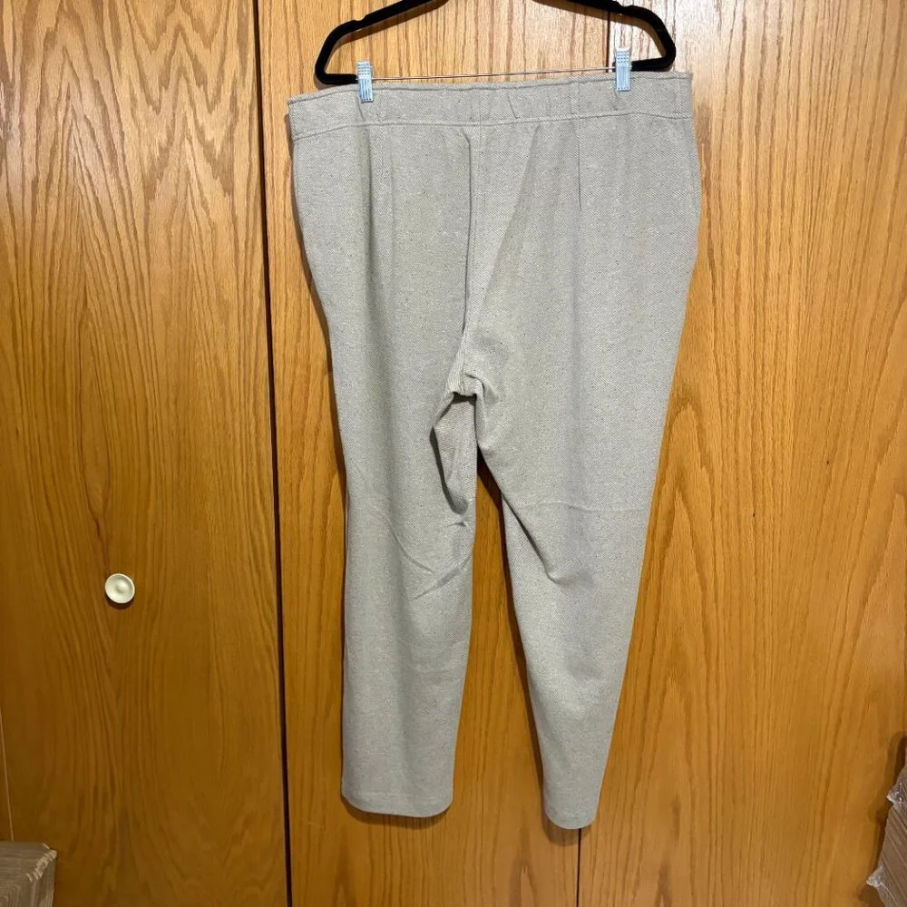 J.‎ Jill pure jill plus size 2X cotton blend stretch pull on pants - Picture 4 of 7